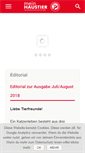 Mobile Screenshot of magazinmeinhaustier.at
